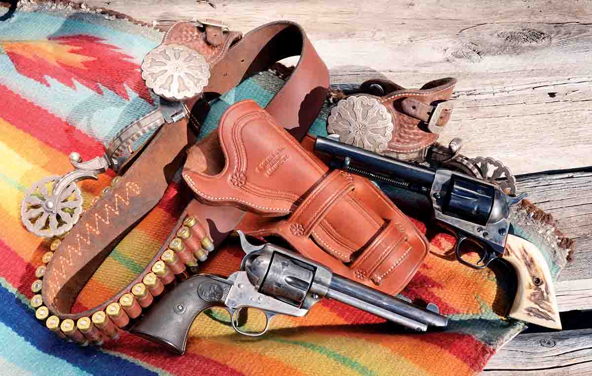 Mike pitted this pair of Colt SAA .38-40s with 5½-inch barrels against one another. They were made 90 years apart – 1904 to 1994.